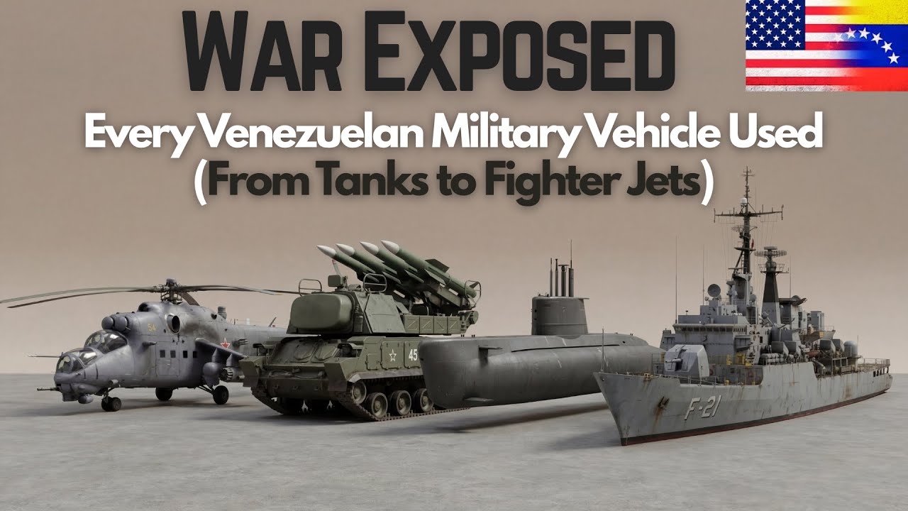 Every Venezuelan Military Vehicle Used (From Tanks to Fighter Jets)