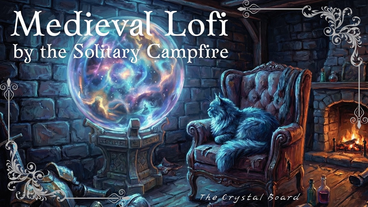 The Crystal Board | Lofi BGM | Fantasy Music | Medieval Lofi for Lonely Souls