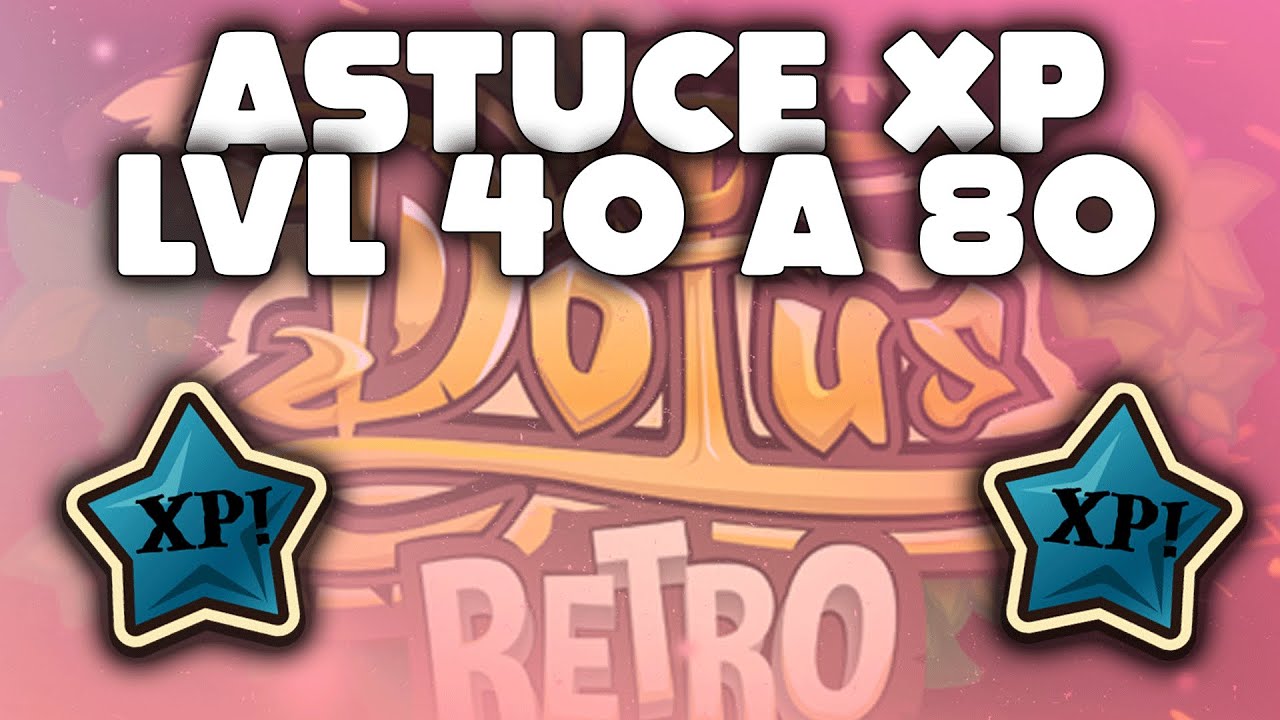 DOFUS RETRO MONOCOMPTE ~ GUIDE ZONE XP DU LVL 40 à 80 !