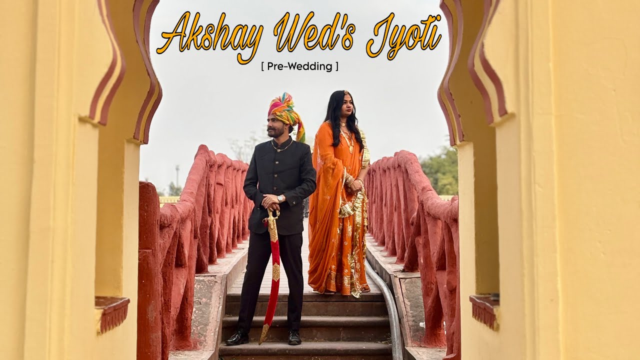 Akshay Wed's Jyoti || Pre-Wedding Shoot On iPhone 15 4K 60 FPS || Kota Rajasthan 