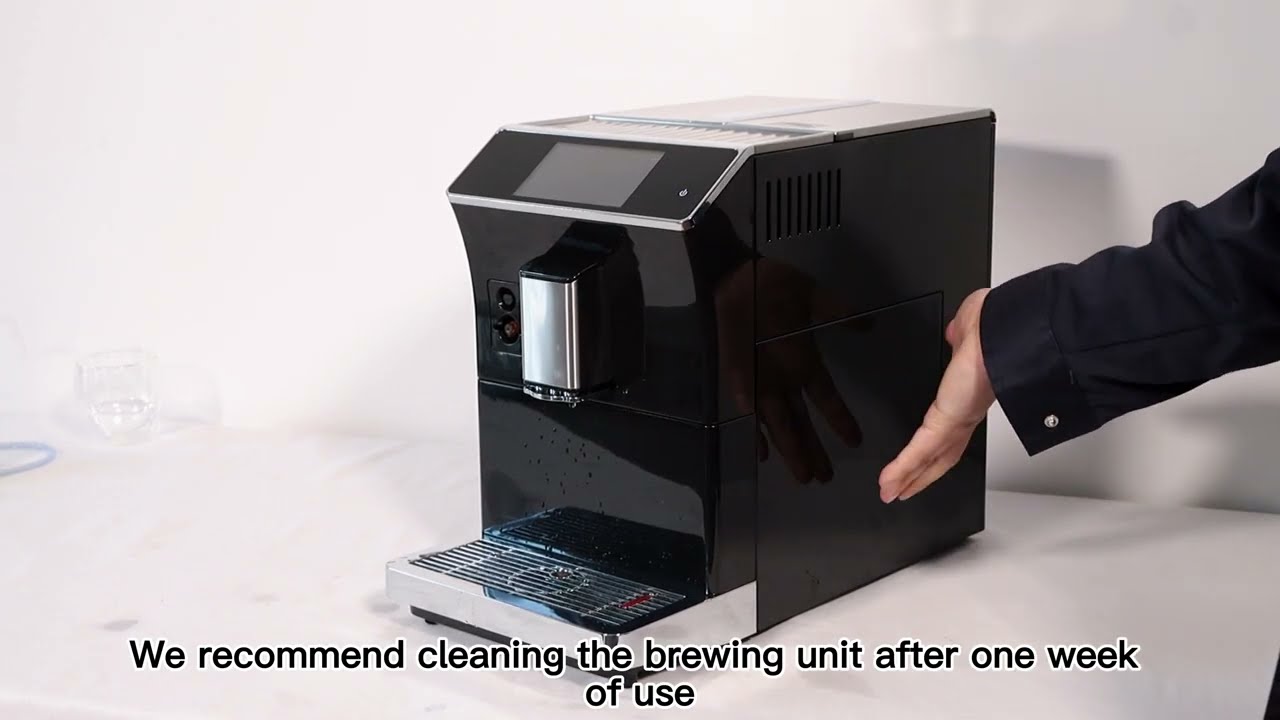 Cleaning the brewing unit