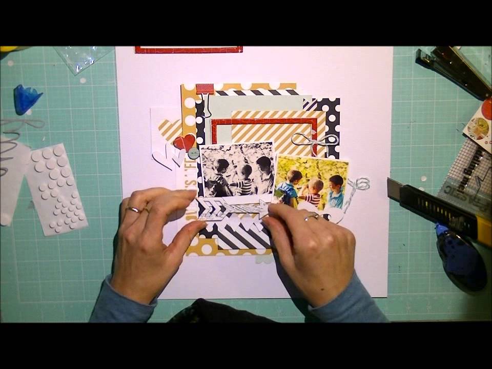 Scraptastic Kit Club 40 minute layout