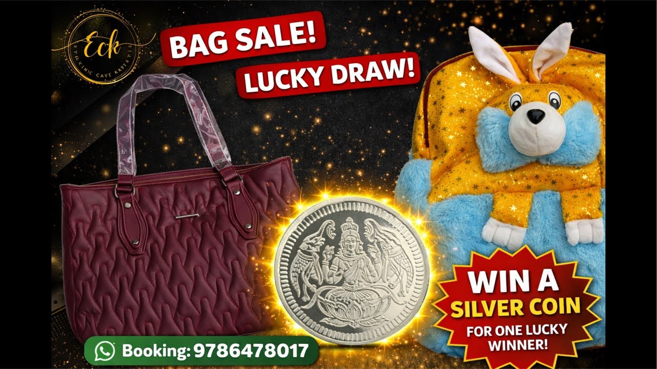 Hand bag stock collection vanthachu…win silver coin for one lucky price…. WhatsApp 9786478017…