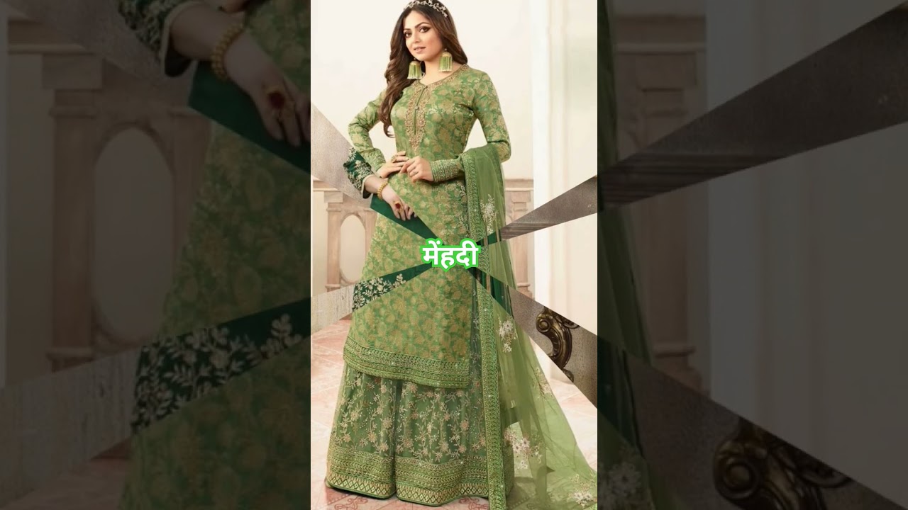 New Design Sharara Gharara Collection 💚💚#shorts #youtubeshorts #embroiderywork #wedding#fashion#2025