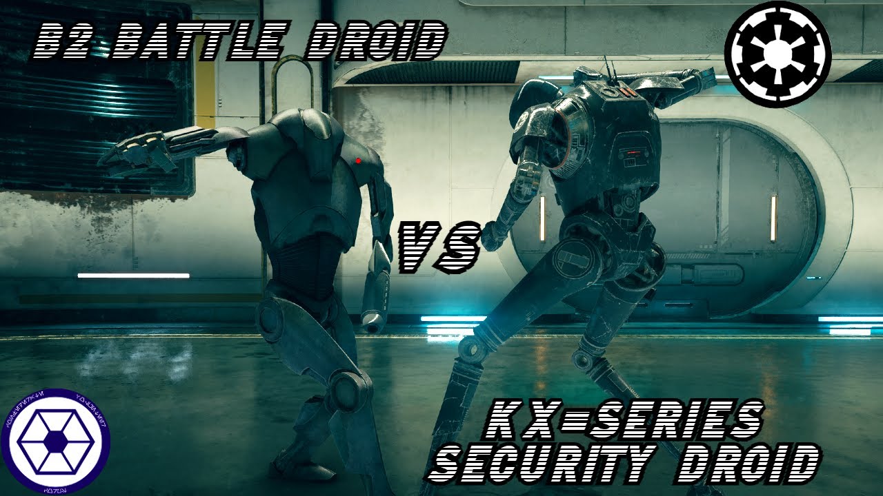 B2 Battle Droid VS KX-Series Security Droid - Star Wars: Jedi Survivor NPC Arena Battles