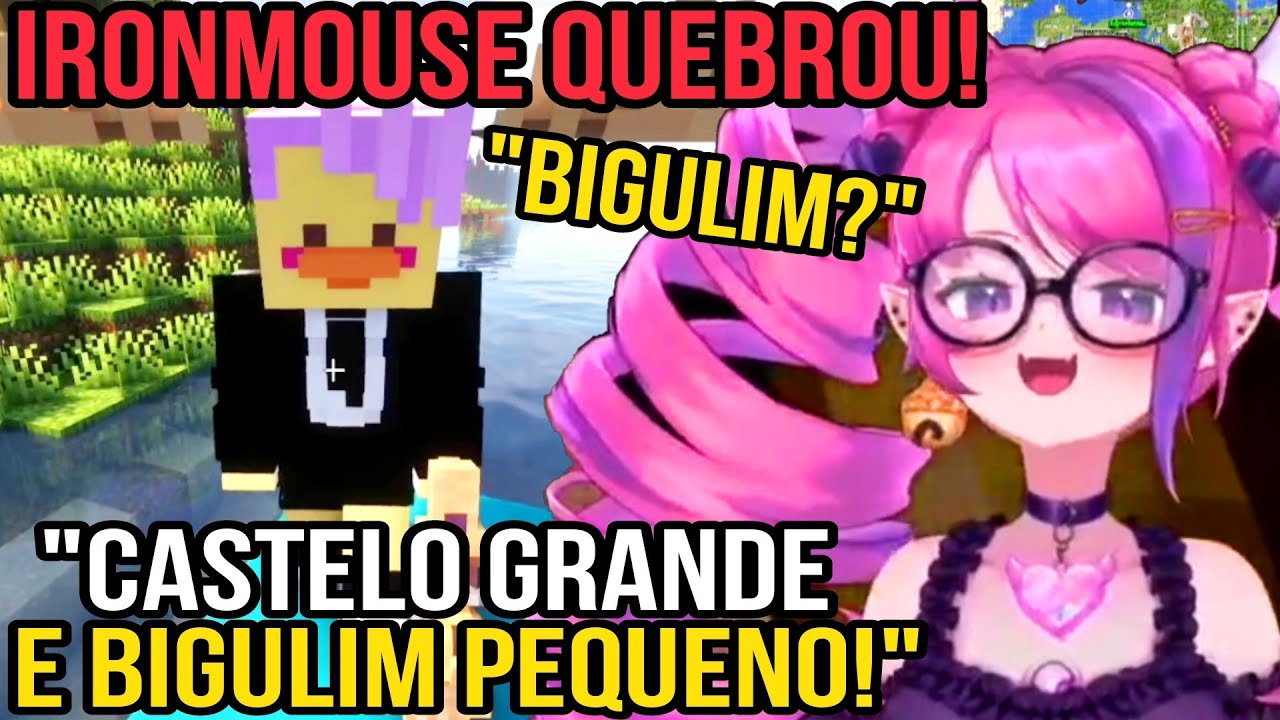 MOUSE QUEBROU COM O QUE A BAGHERA FALOU DO CELLBIT KKKKK | MINECRAFT QSMP