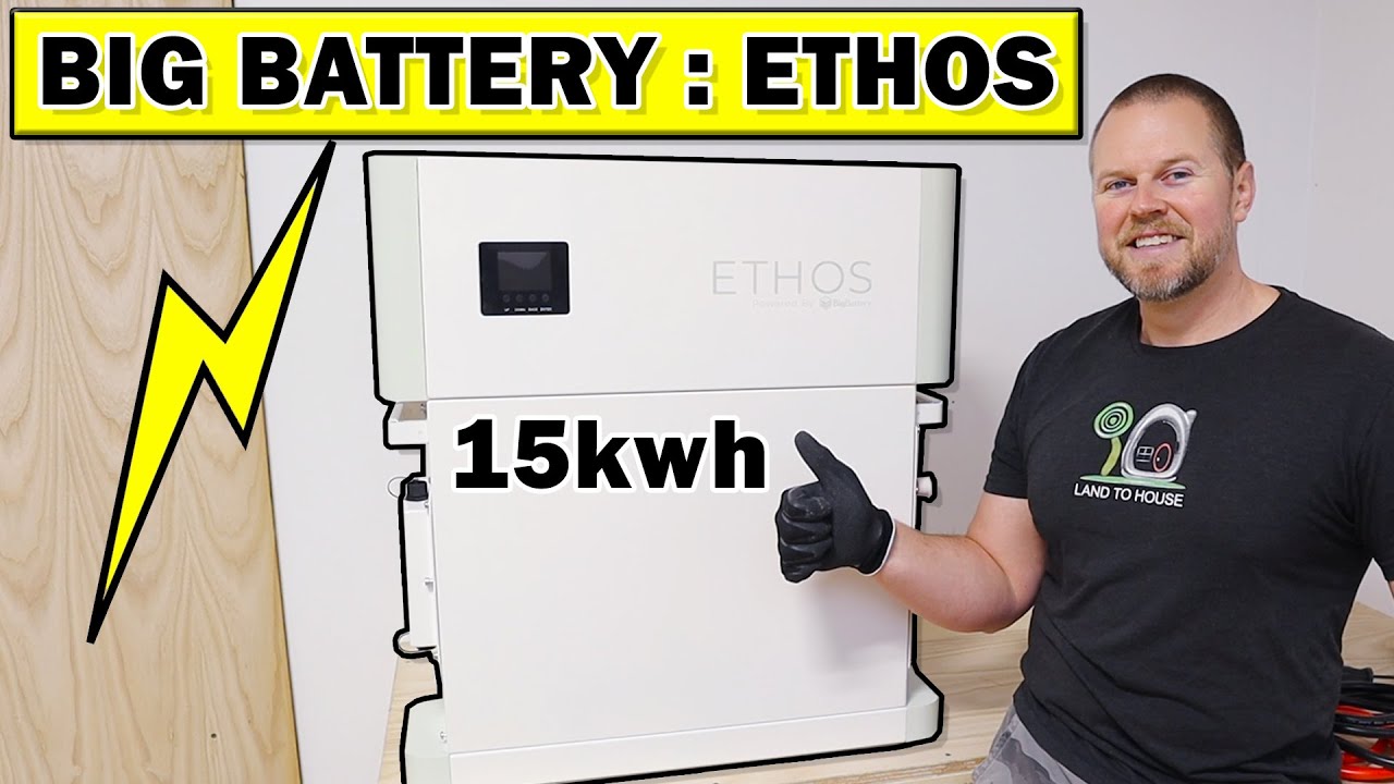 Awesome Big Battery Ethos LiFePo4 Whole House Battery 15kwh - Unboxing