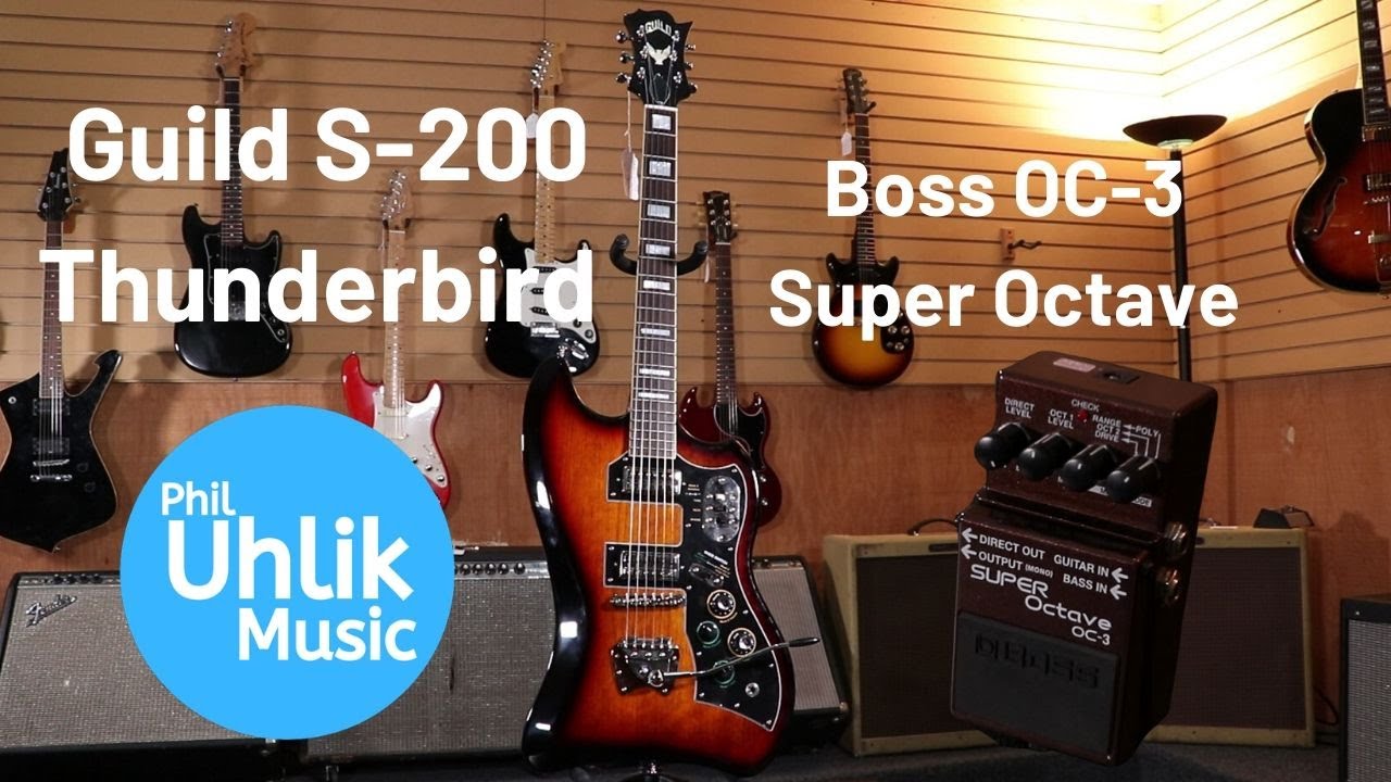 Guild S-200 Thunderbird and Boss OC-3 Super Octave - Phil Uhlik Music Demo