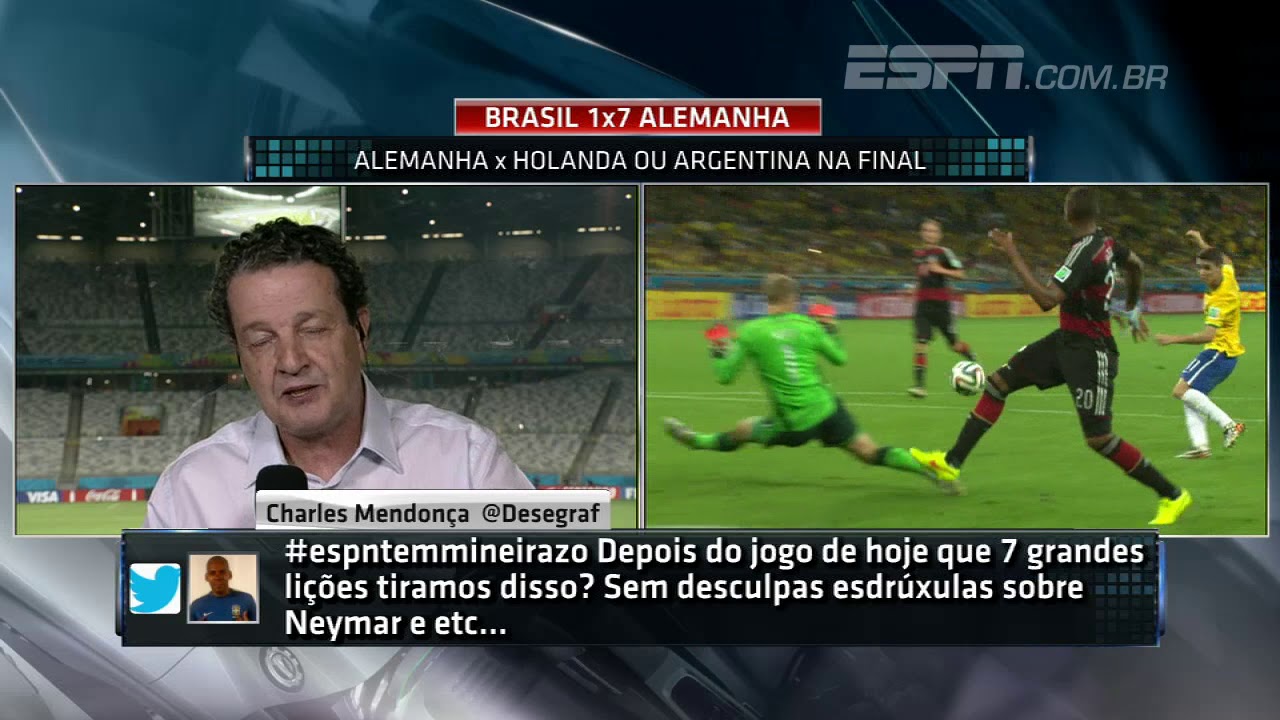 Juca Kfouri - Alemanha 7 x 1 Brasil (Linha De Passe 08/07/2014)
