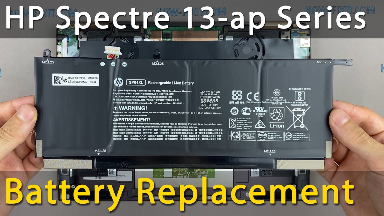 HP Spectre x360 13-ap Battery Replacement | Step‑by‑Step DIY Guide