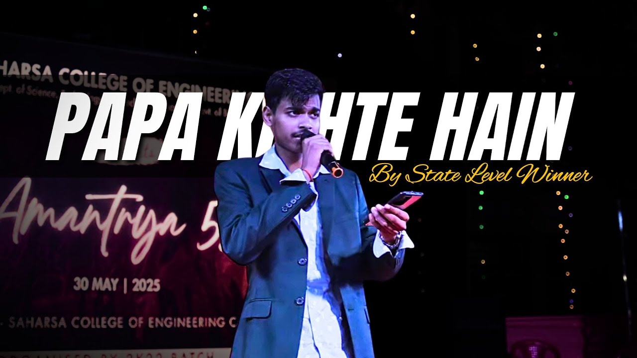 Papa Kehte Hai Bada Naam Karega Awesome Song By Gyanesh|| Freshers Party Sce Saharsa 2k23.