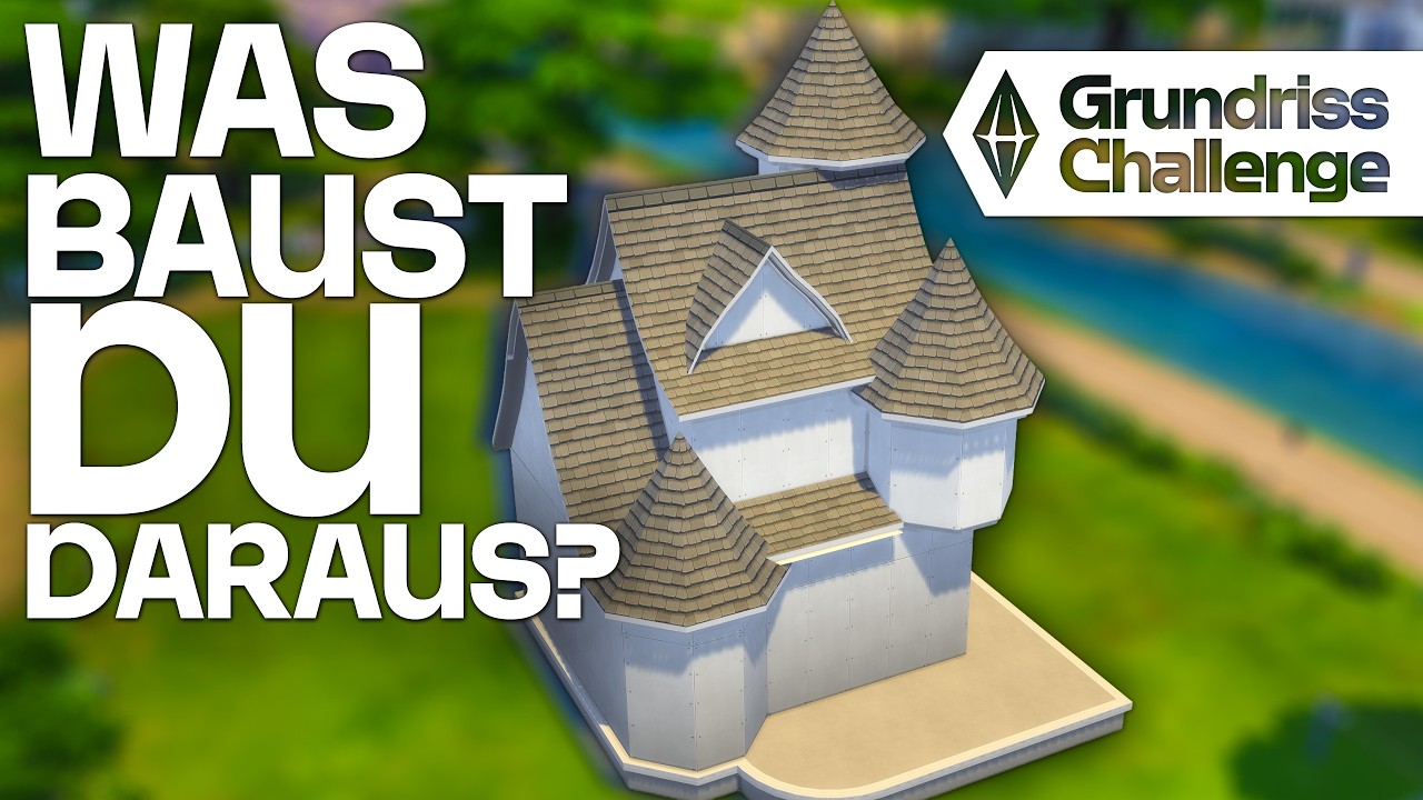 Schloss Bau-Challenge! Was baust du daraus? 💚 Die Sims 4 Grundriss Challenge #54 Regeln