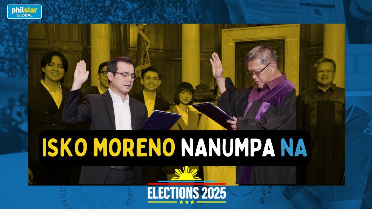 Isko Moreno nakapanumpa na bilang Manila mayor
