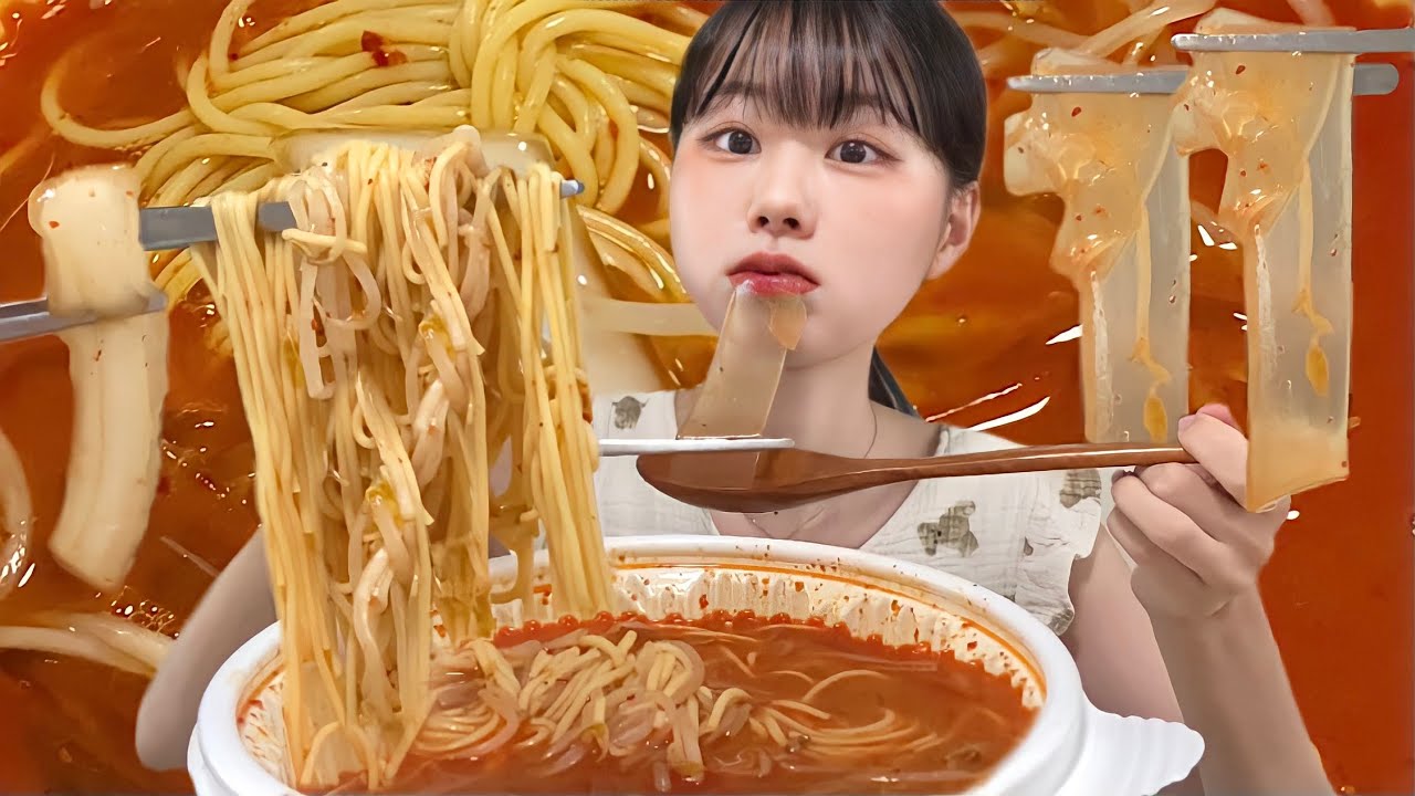 면사리 전부 추가한 마라탕