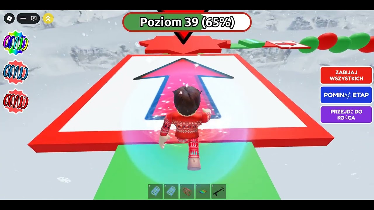 gram w świąteczne obby w roblox.
