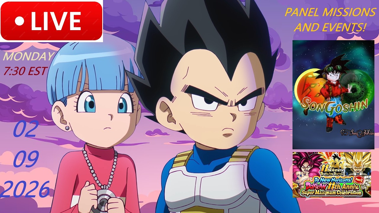 11TH ANNIVERSARY PANEL MISSIONS AND EVENTS LIVE! LET'S GET IT DONE! DBZ Dokkan Battle!
