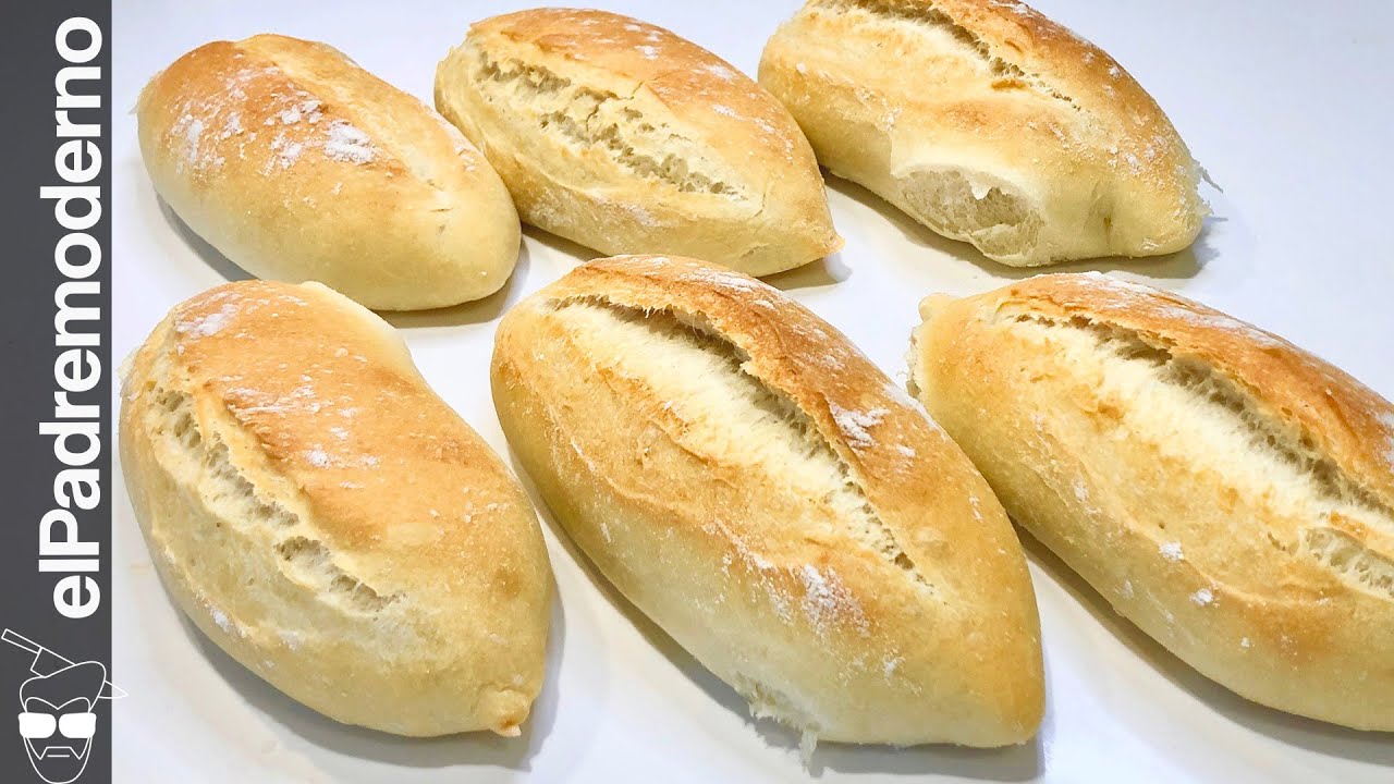 PAN CASERO FÁCIL para Bocadillo | Corteza crujiente y esponjoso
