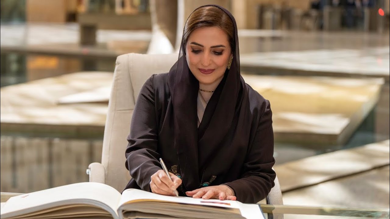 زيارة السيدة الجليلة حرم جلالة السّلطان المعظم ل المتحف المصري الكبير بالعاصمة المصرية ⁧‫القاهرة‬⁩