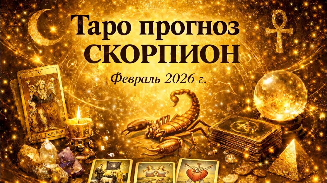 СКОРПИОН - ТАРО ПРОГНОЗ на ФЕВРАЛЬ 2026г.