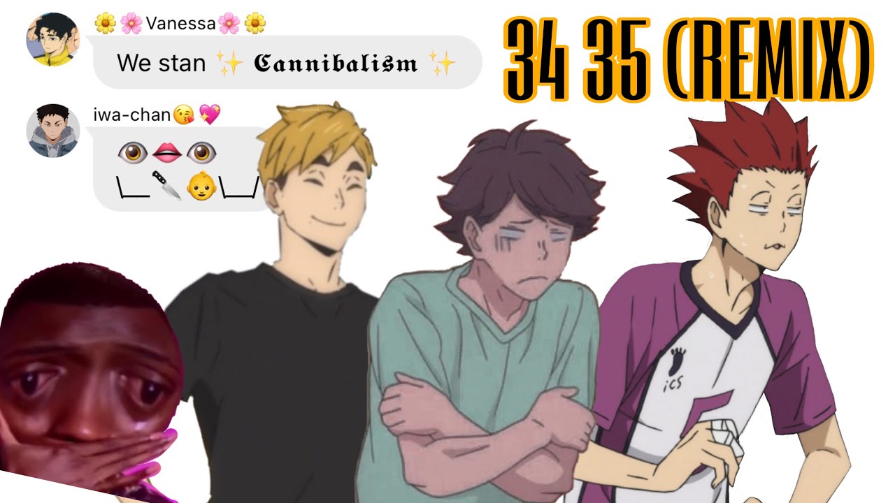 Haikyuu- Lyric Prank (34 35 by Ariana, Doja cat, Megan IwaOi SakuAtsu Ushiten 💖✨