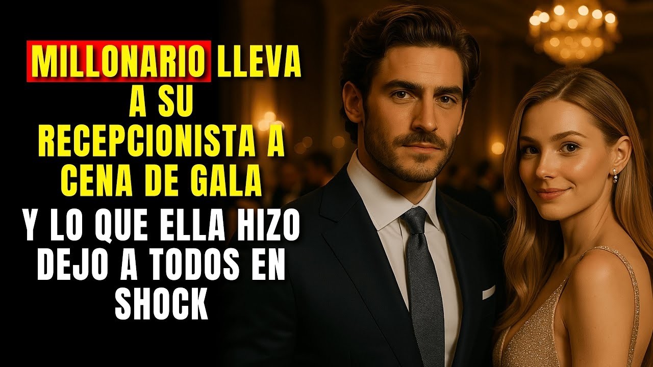 Un millonario llevó a su recepcionista a una cena de gala, y lo que ella hizo sorprendió a todos...
