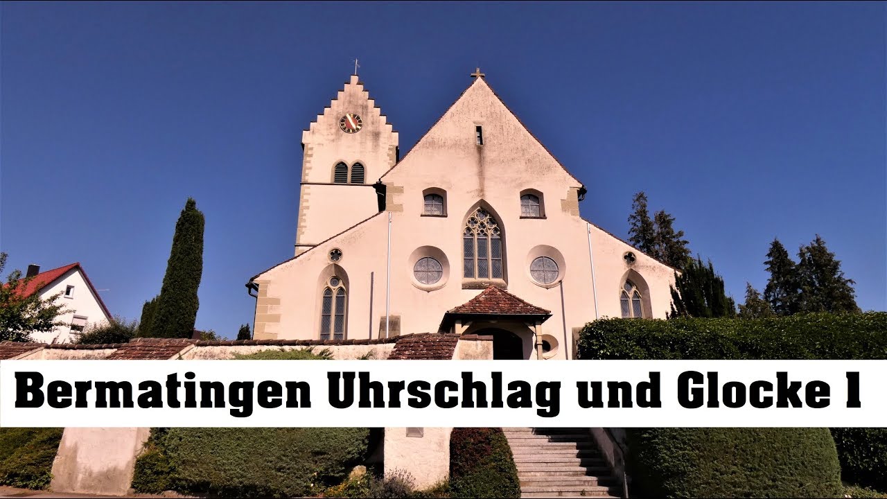 Bermatingen, St. Georg, Uhrschlag und Glocke 1 (d')
