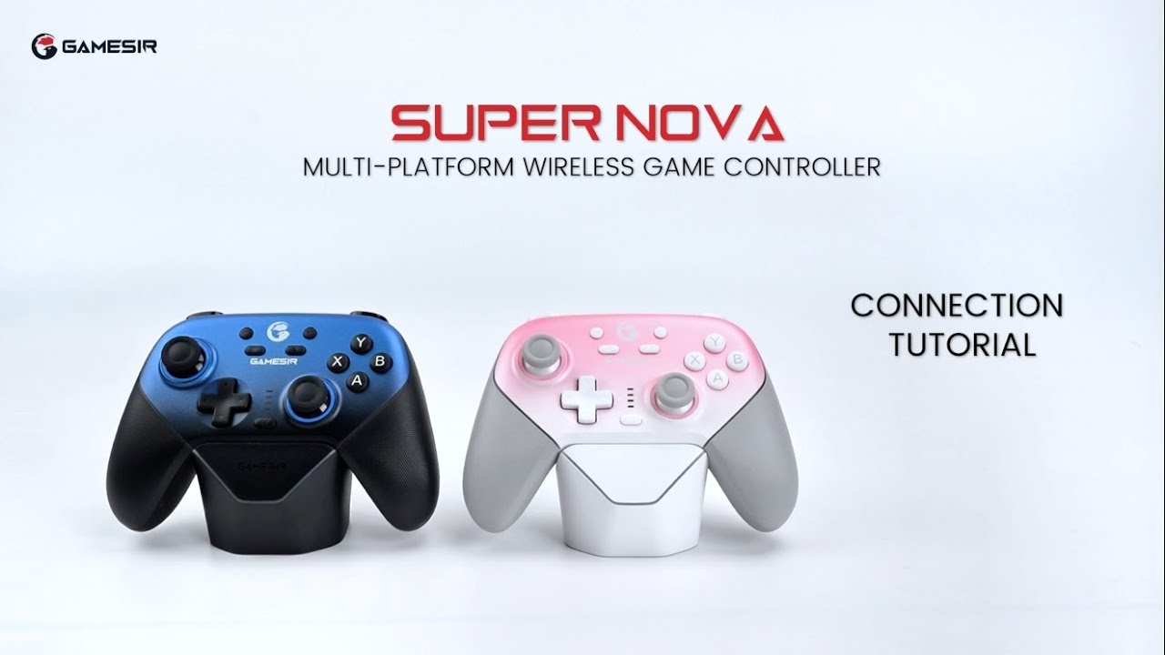 GameSir Super Nova Wireless Controller for Switch, PC & Mobile | Connection Tutorial
