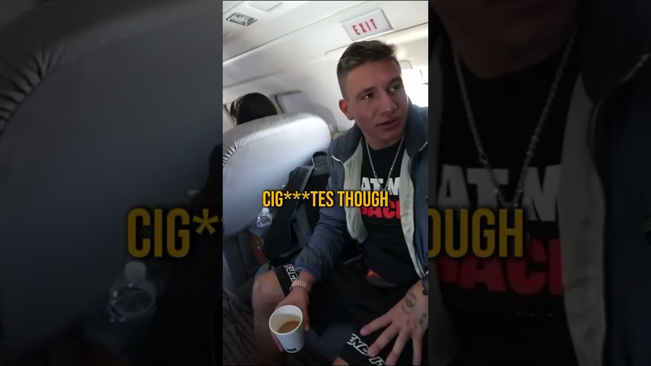 CIGS ON PLANE BOOOM #stevewilldoit