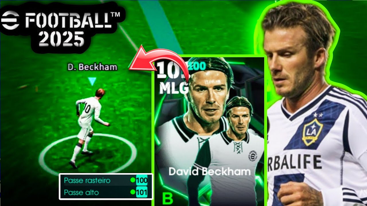 DAVID BECKHAM BUGANDO TUDO NO EFOOTBALL 2025 🤯 COMO UPAR BACKHAM DO PÊNALTI DIARIO 💥