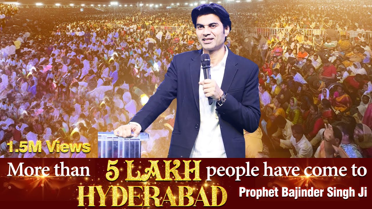 PROPHET BAJINDER SINGH MINISTRY  𝐆𝐨𝐨𝐝 𝐍𝐞𝐰𝐬 𝐭𝐨 𝐇𝐲𝐝𝐞𝐫𝐚𝐛𝐚𝐝 𝐁𝐢𝐠 𝐇𝐞𝐚𝐥𝐢𝐧𝐠 𝐂𝐫𝐮𝐬𝐚𝐝𝐞 (𝟎𝟕/𝟎𝟑/𝟐𝟎𝟐𝟒)