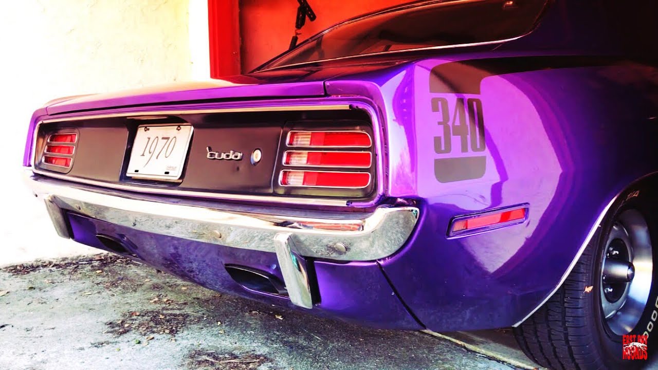 Plymouth 'Cuda Cold Start and Revs (After 6 Months in Storage)