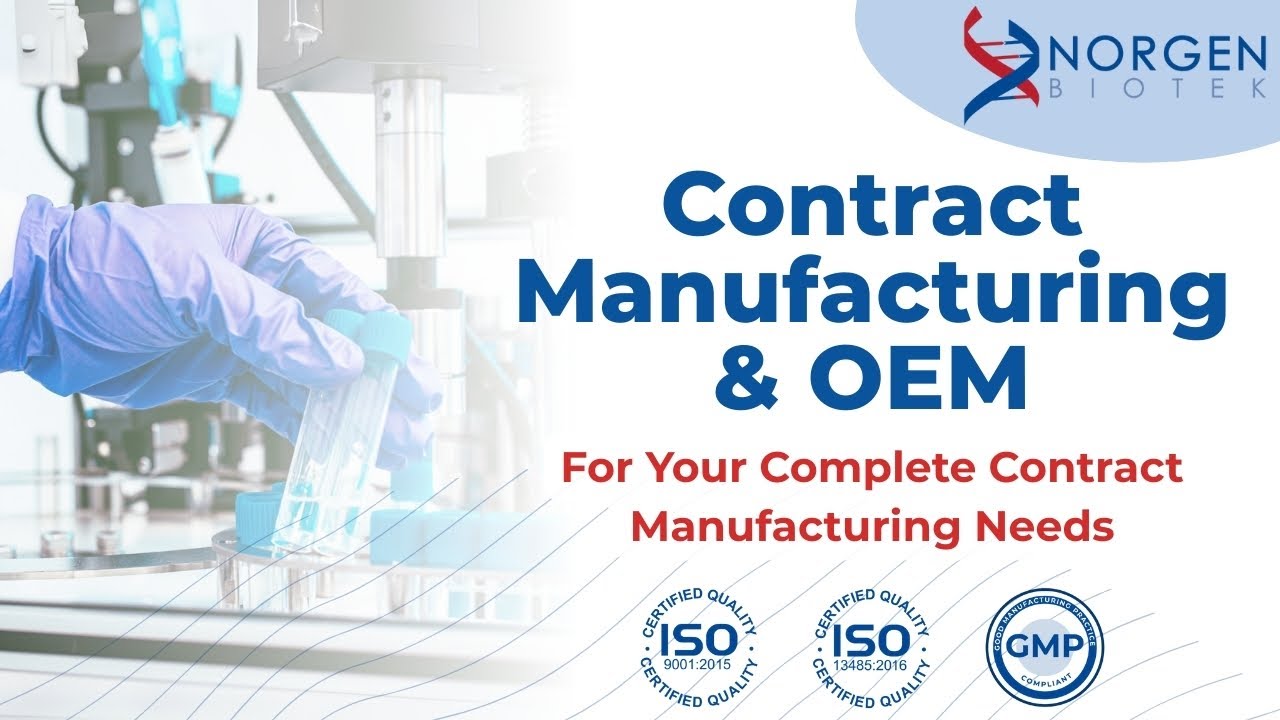 Norgen Biotek Contract Manufacturing and OEM Services for Custom Lab Solutions