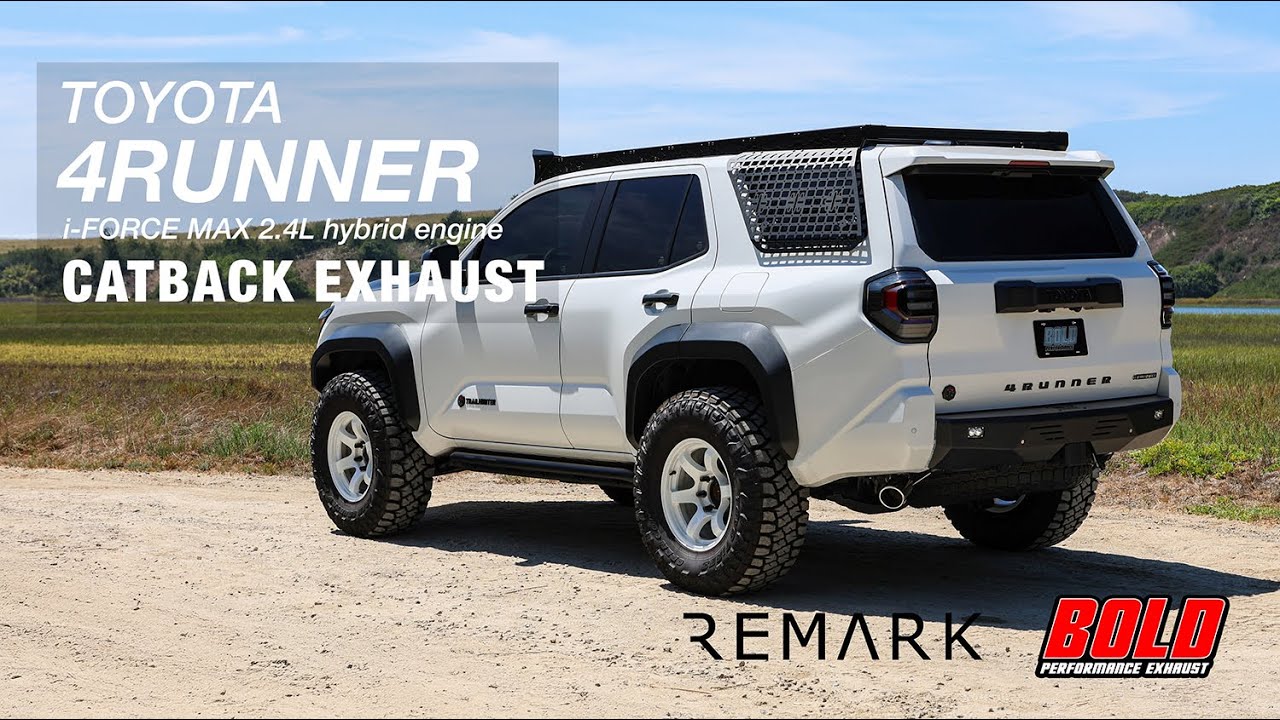 Toyota 4Runner iFORCE MAX Catback Exhaust - Bold Performance by REMARK