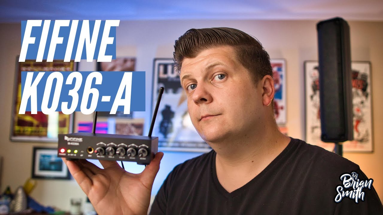 FiFine K036-A Review: 2 Wireless Mics, 4 Channel mixer, and FX in a Tiny Box! Too Good to be True?