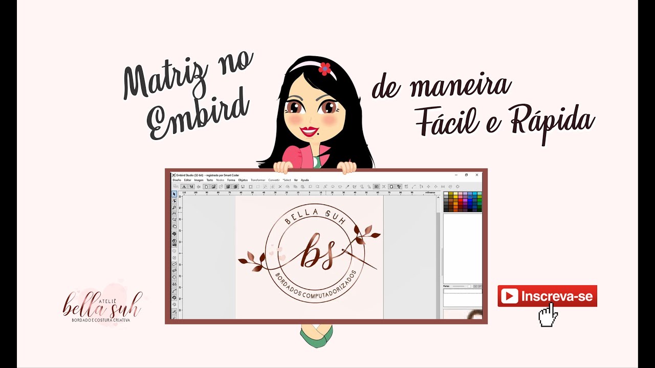 Matriz no Embird de maneira FÁCIL  e RÁPIDA