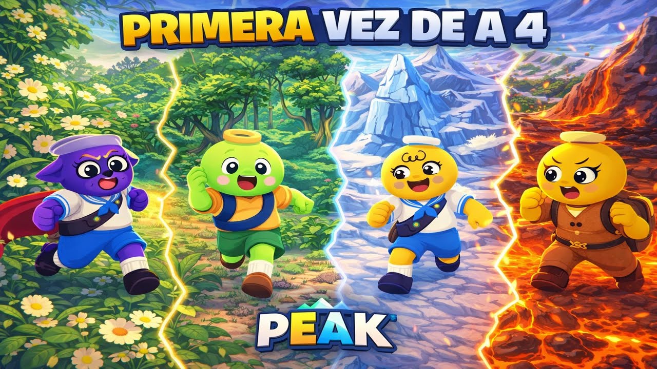 Primer intento de mi compa | Peak de a 4