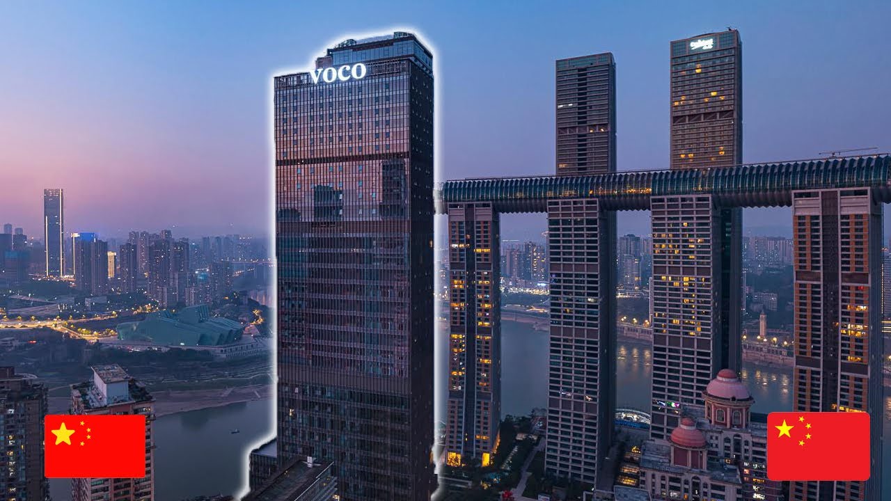 ISEYA Panoramic Hotel 🇨🇳 (Chongqing Jiefangbei Raffles Plaza) - Walking tour 4K 60FPS