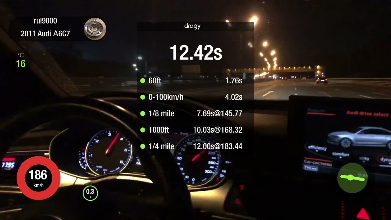 Audi A6C7 CDUC 3.0tdi stage3. 0-200