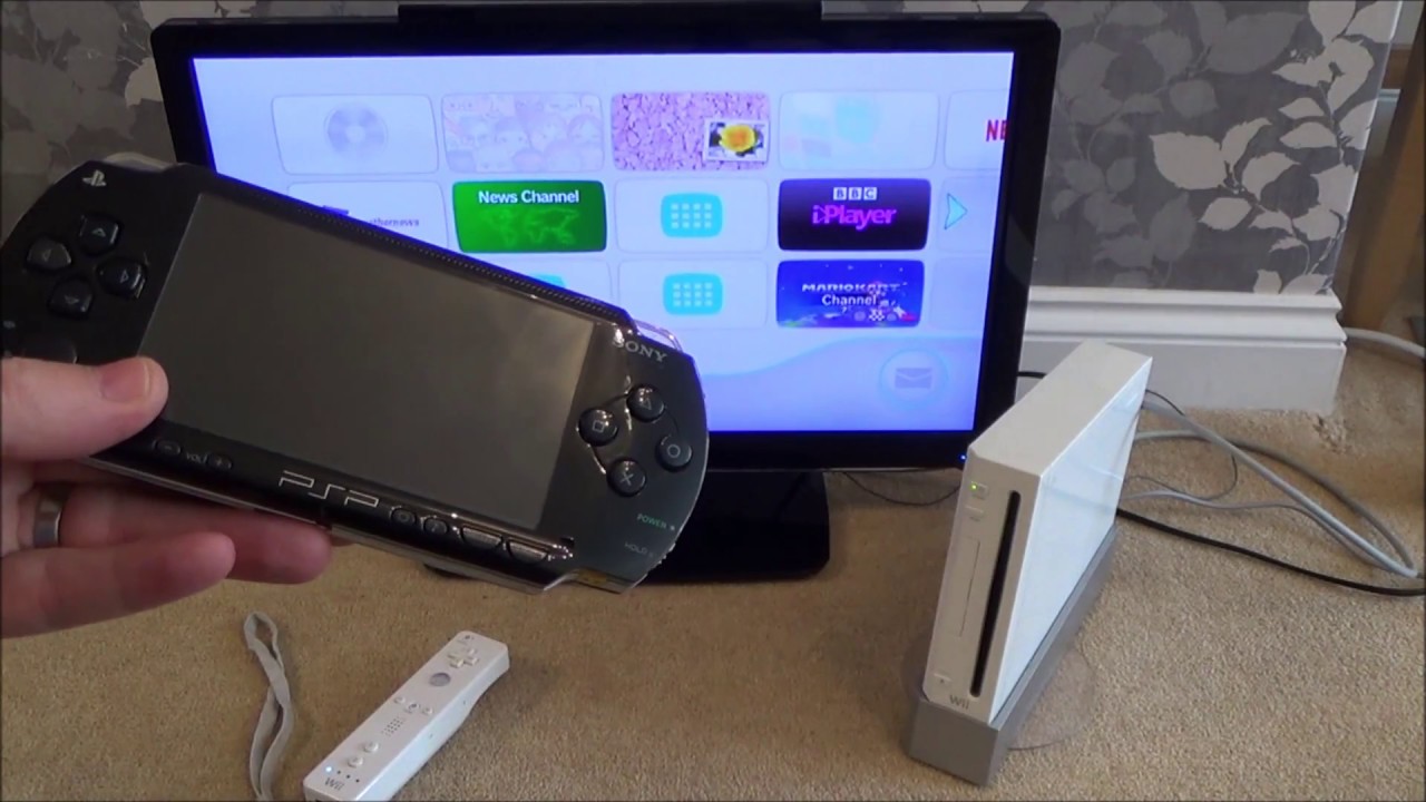 Что происходит, когда вы загружаете игру с PSP на Nintendo Wii