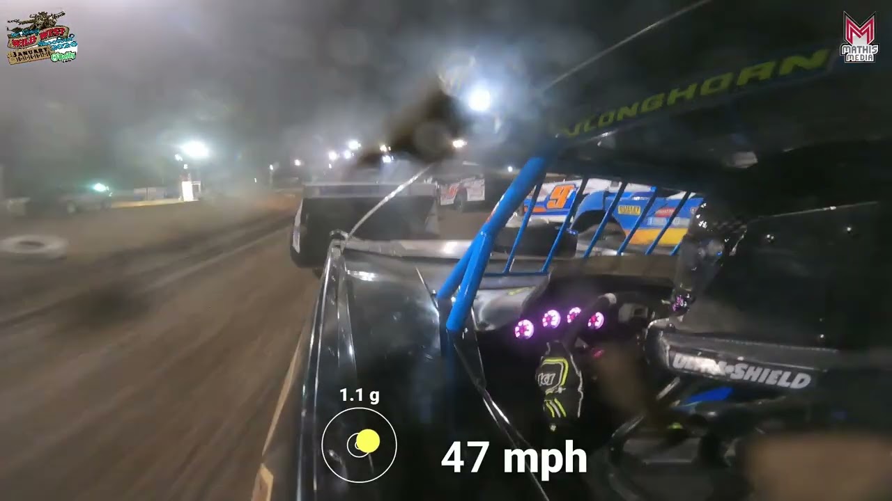 #88 Chance Mann - Super Late Model - 1-17-2026 Central Arizona Raceway - In Car Camera