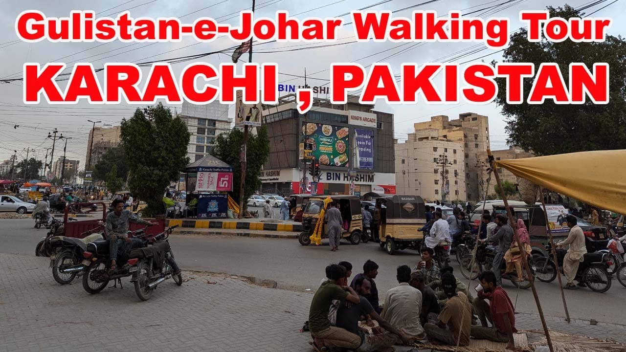 Gulistan-e-Johar Walking Tour | Karachi, Pakistan | Full Mooni Vlogs
