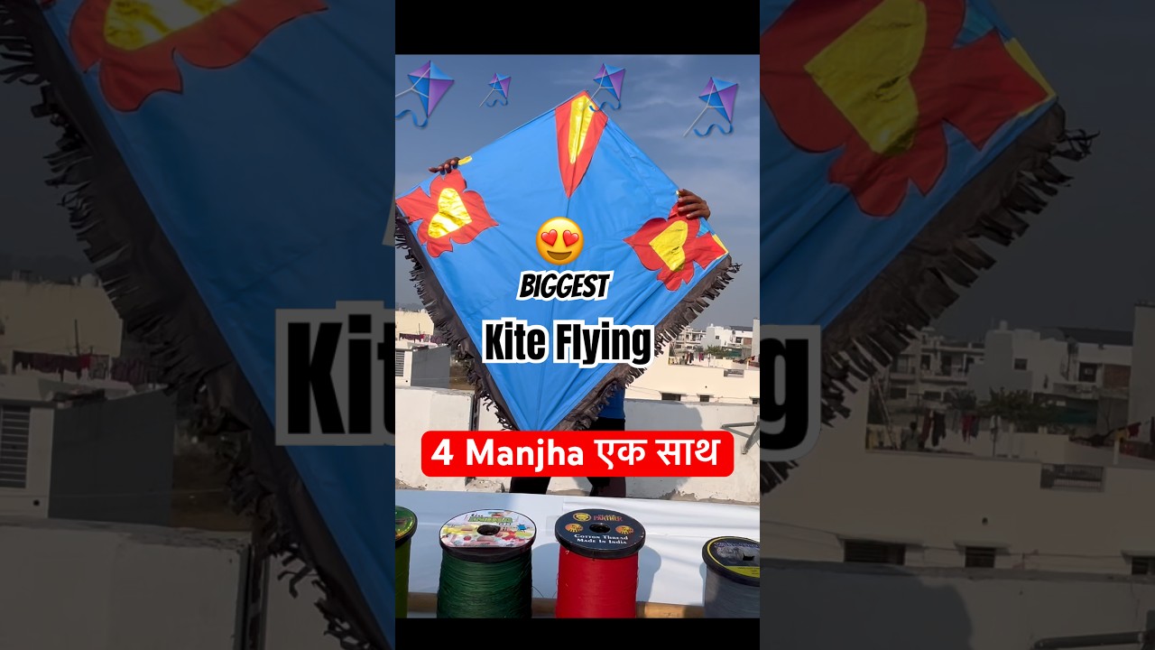 Biggest Kite Flying 2026 | 🤠 #kiteflying #monokitefighter #kites #kite #kitefighting #shorts #short