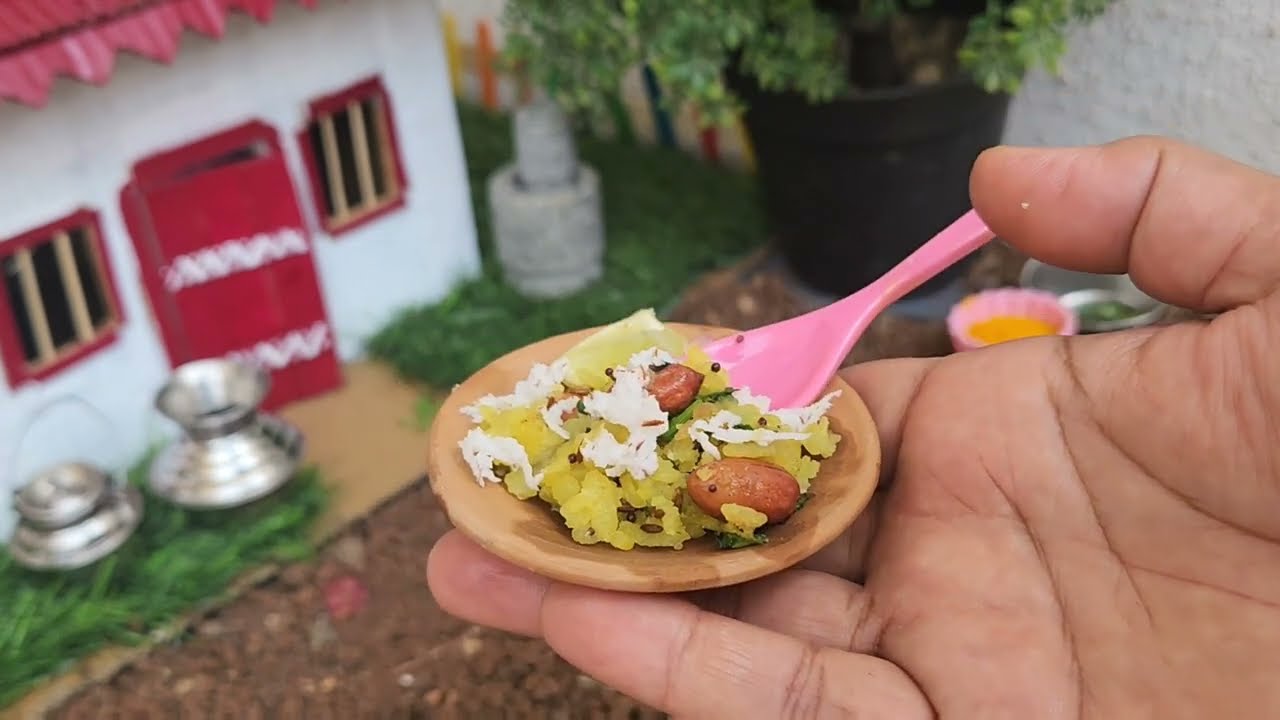 Miniature Poha recipe| Famous Maharashtrian Breakfast | KANDE POHE