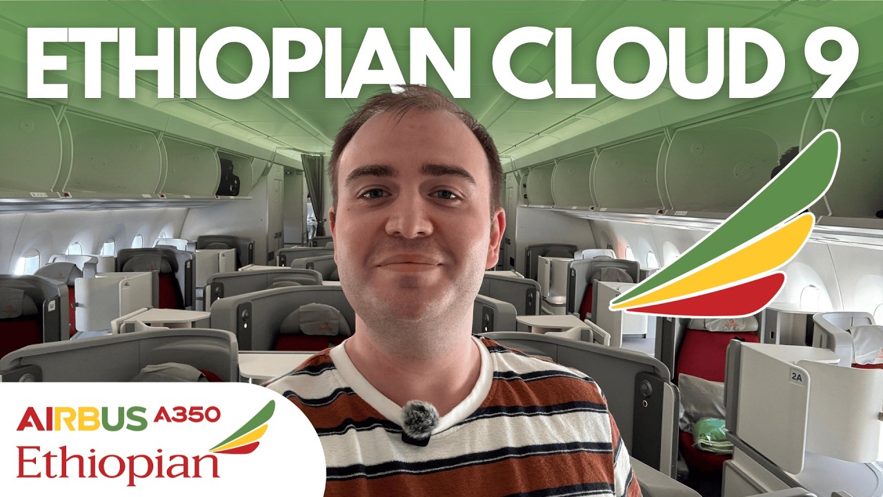 Am I on Cloud 9 in Ethiopian Airlines Business Class? | Flight Review | Manchester—Geneva | A350-900
