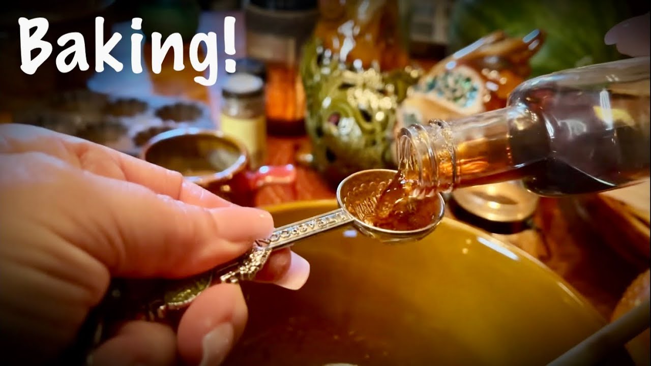ASMR Baking Zucchini Bread! (No talking) Sounds of homey kitchen & cooking. Fall is coming!!