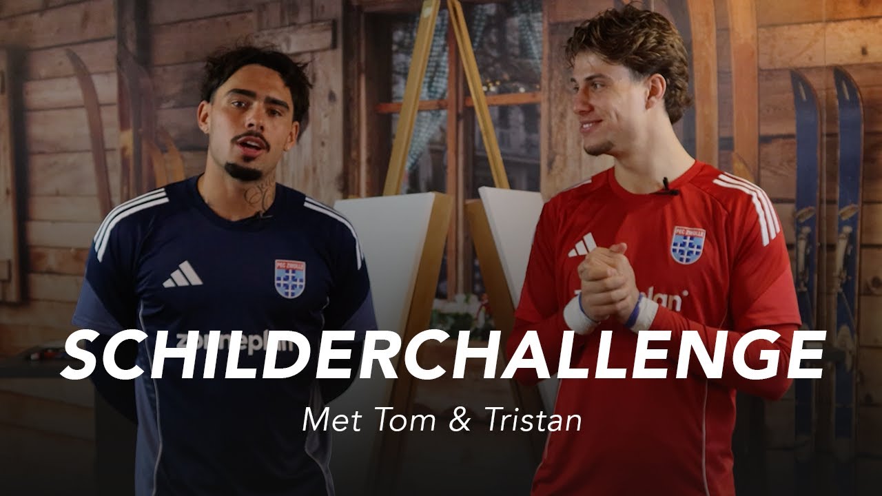 Schilderchallenge met Tom & Tristan