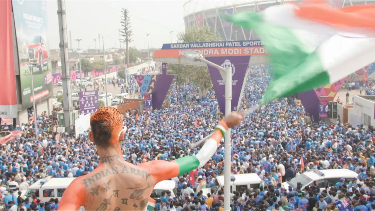 Jubilant Indian cricket fans arrive for World Cup final | AFP