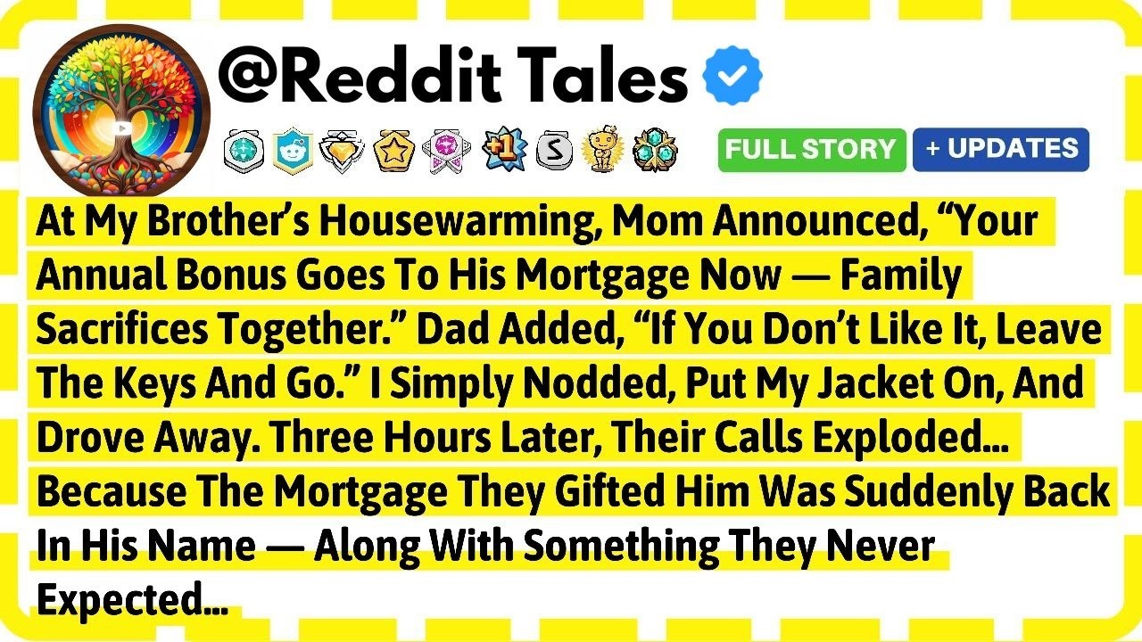 At My Brother's Housewarming, Mom Announced, 
