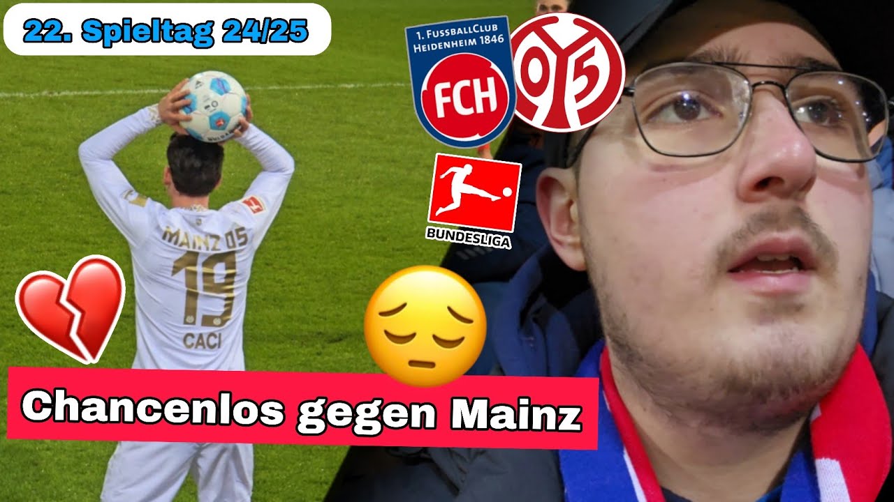 CHANCENLOS GEGEN MAINZ 😔💔 1. FC Heidenheim 1846 - FSV Mainz 05 | Omar 7000