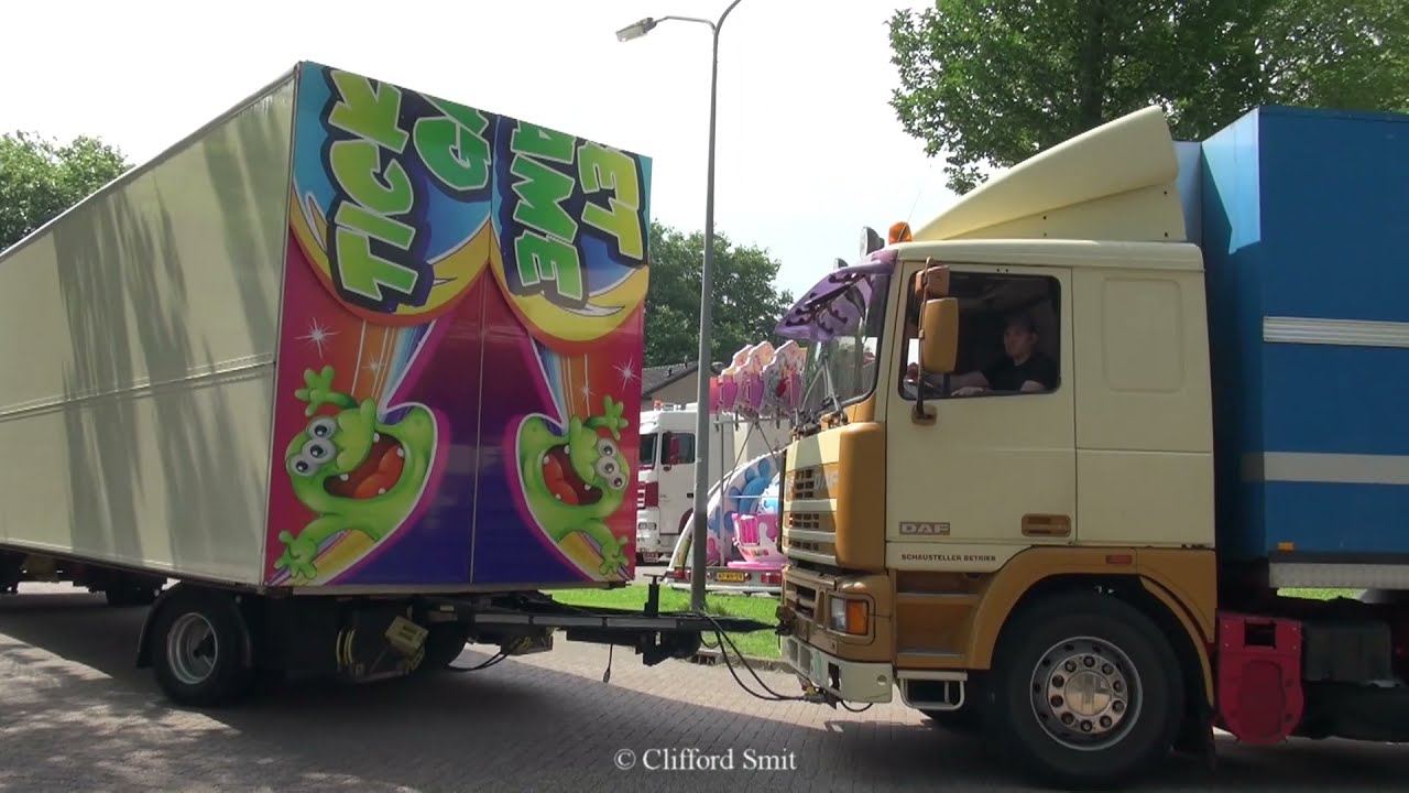 Kermis Hoorn 2021 Transport en opbouw deel 4